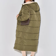 WW | Warme Gefütterte Winterjacke für Damen - Wendbare Fleecejacke