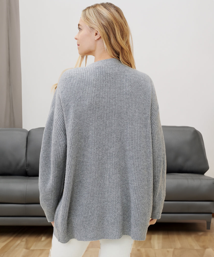 W&W Mode - Lässige Kokon-Strickjacke