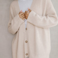 W&W - Lässige Kokon-Strickjacke