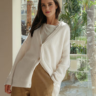 W&W - Lässige Kokon-Strickjacke