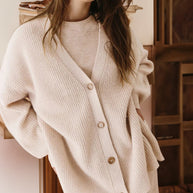W&W - Lässige Kokon-Strickjacke