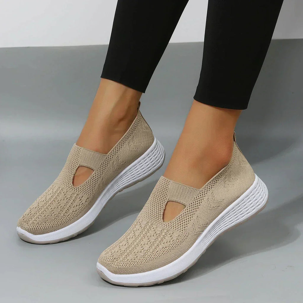 WW | Auf Lässigen Flachen Stoffschuhen