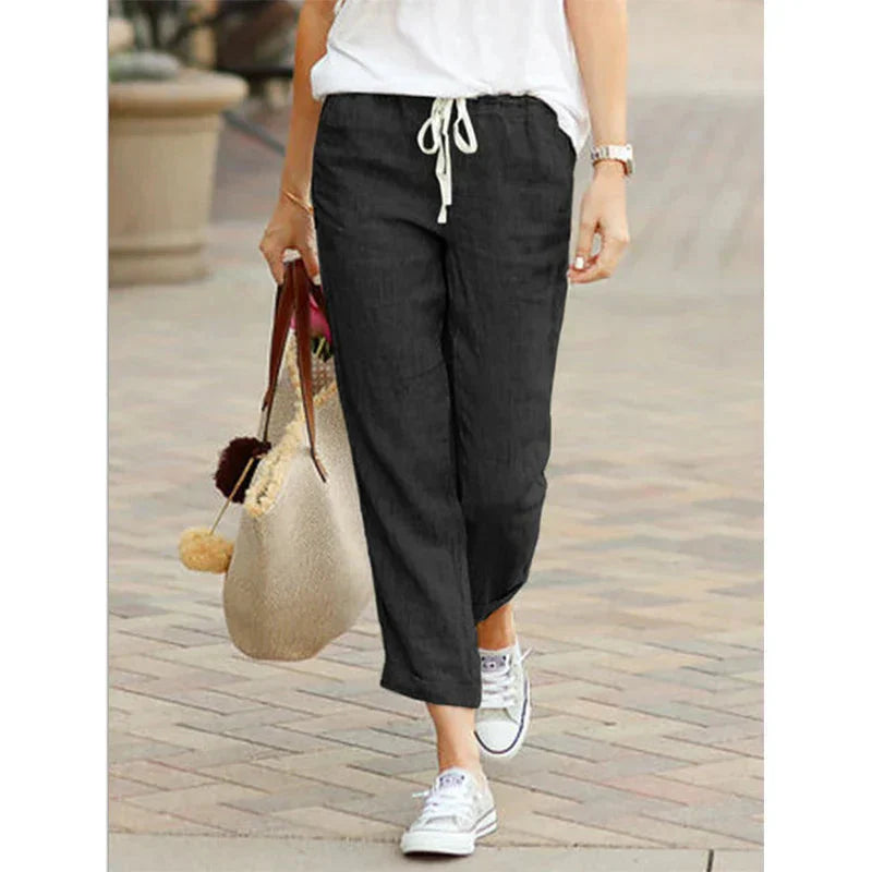 WW | Lässige Damen Leinenhose