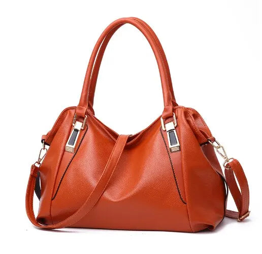 W&W Mode – Einfarbige Tote-Umhängetasche für Damen