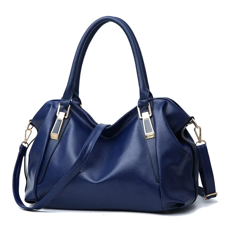 W&W Mode – Einfarbige Tote-Umhängetasche für Damen
