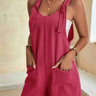 Damen Lässige Sommer-Romper