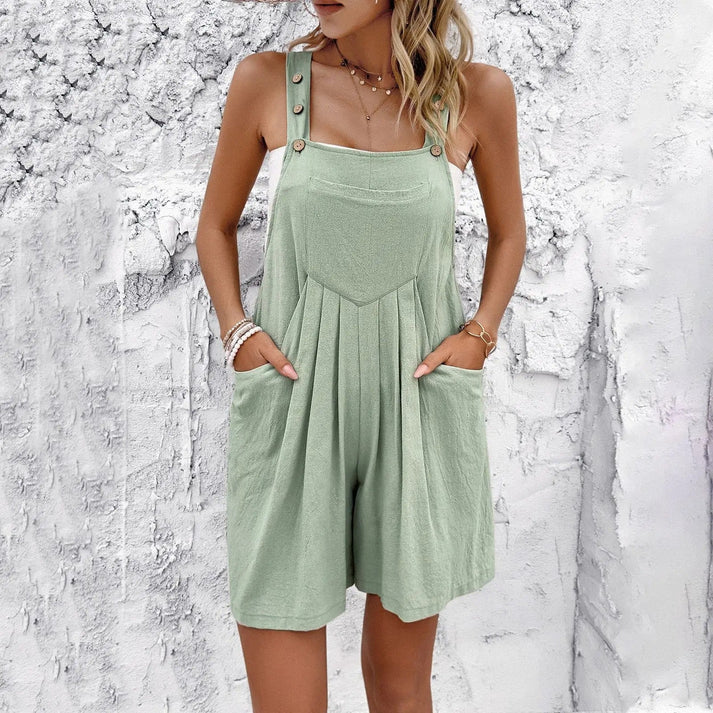 W&W Mode | Hellblauer Denim Jumpsuit