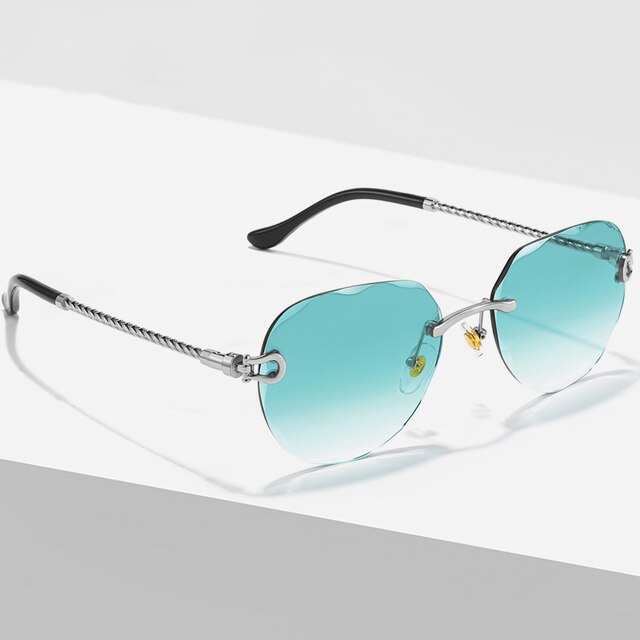 WW | Randloser Sonnenbrille Für Damen Leicht & Elegant