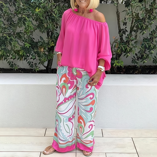 WW | Bluse und Hose Set | Elegantes und Bequemes Zweiteiliges Outfit