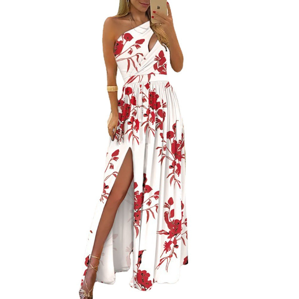 W&W Mode | Frühling/sommer Schulterfreies Kleid Für Frauen