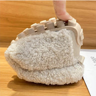 W&W Chaussures en fourrure