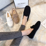 W&W Chaussures en fourrure