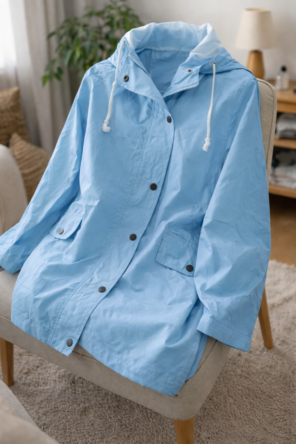 W&W Mode Damen Übergangsjacke mit Kapuze Leicht