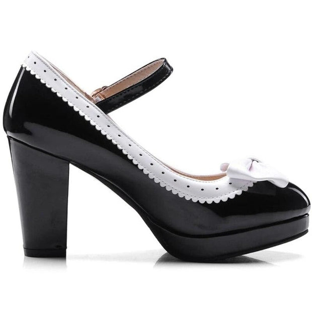 WW | Vintage Schuh Schwarze Schnalle