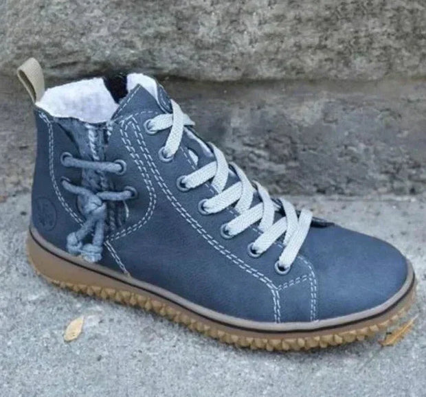 Zeitlos elegante Lederstiefel mit einem Vintage-Look