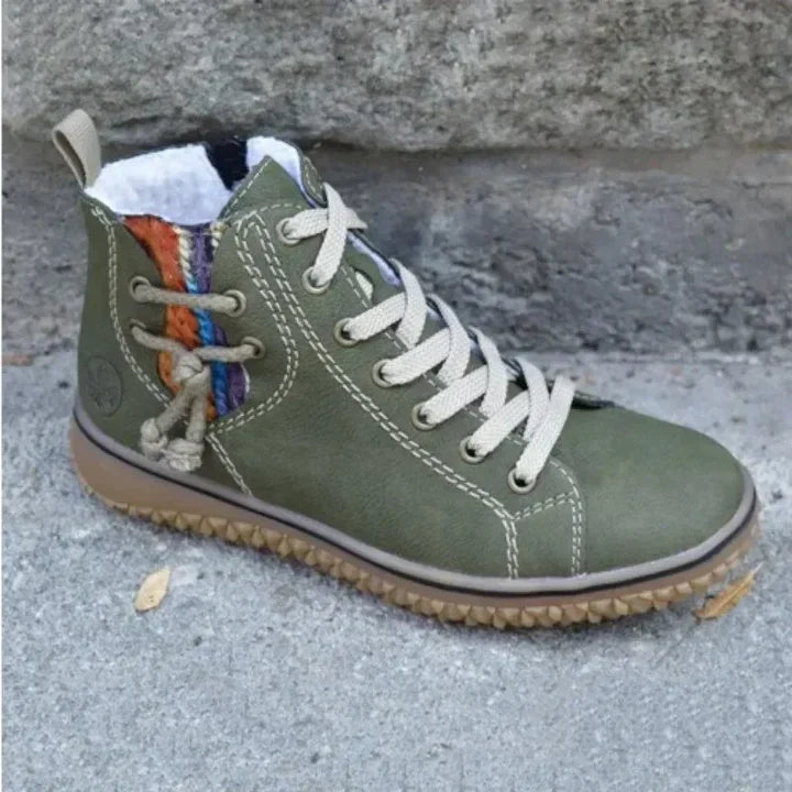 Zeitlos elegante Lederstiefel im Vintage-Look