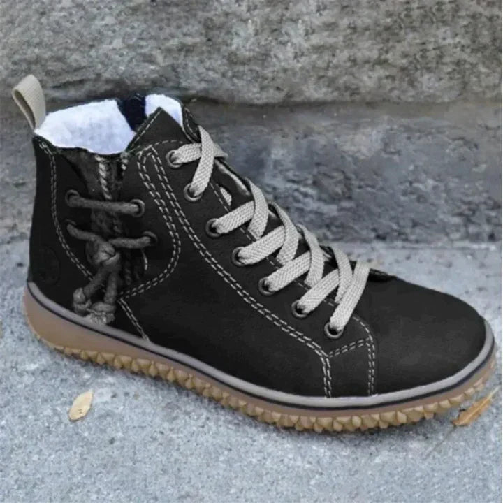 Zeitlos elegante Lederstiefel im Vintage-Look