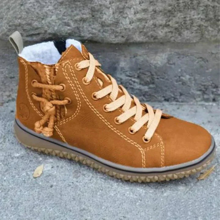 Zeitlos elegante Lederstiefel im Vintage-Look