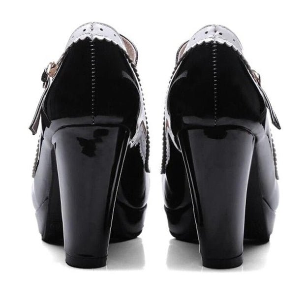 WW | Vintage Schuh Schwarze Schnalle