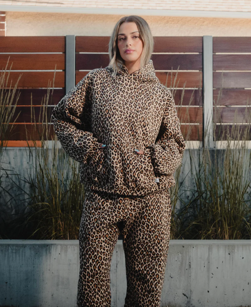 WW | Satz Aus Sweatshirt Und Hose Mit Leopardenmuster Peroni