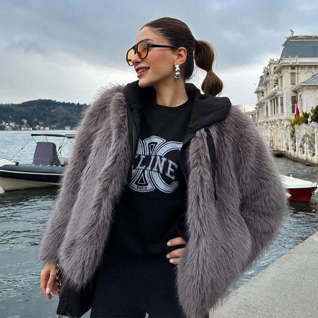 WW | Hochwertiger Pelzmantel für die moderne Frau - Winter 2024