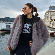 WW | Hochwertiger Pelzmantel für die moderne Frau - Winter 2024