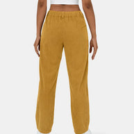 Damenhose in Cordoptik