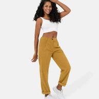 Damenhose in Cordoptik