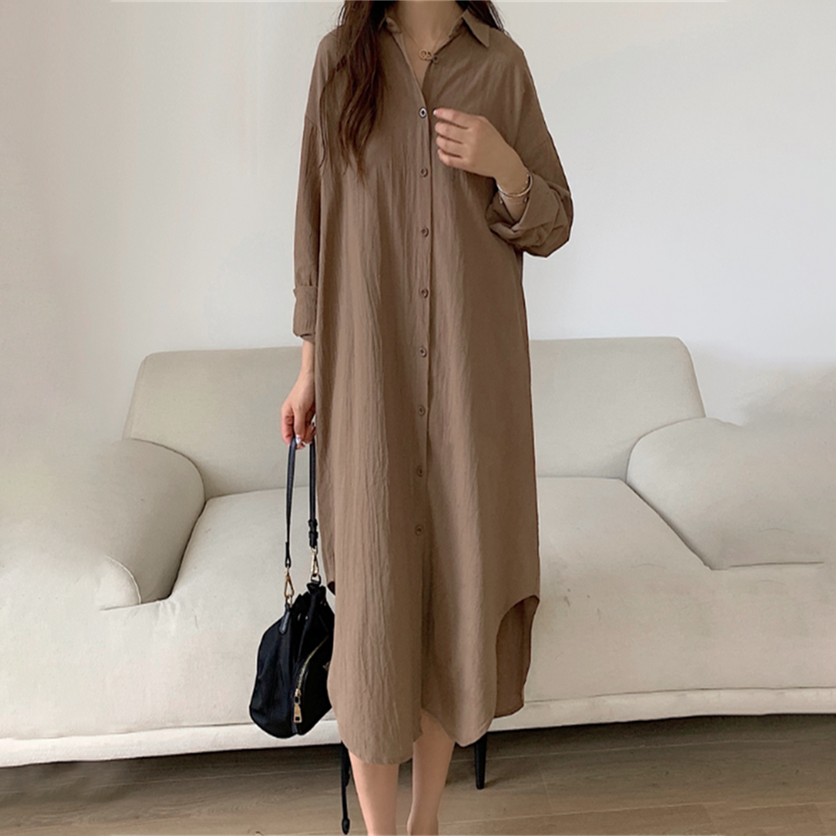 WW : Langes Hemdkleid für Stilvolle Bequemlichkeit