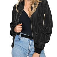 WW - Stilvolle Klassische Bomberjacke Mit Taschen - Perfekt Für Jede Gelegenheit