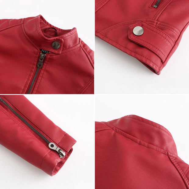 WW GLAM: Moderne Lederjacke für Damen