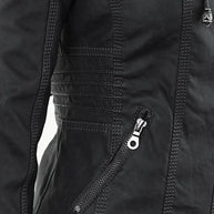 WW | Elegantes Motorradjacke Mit Kapuze Aus Hochwertigem Leder