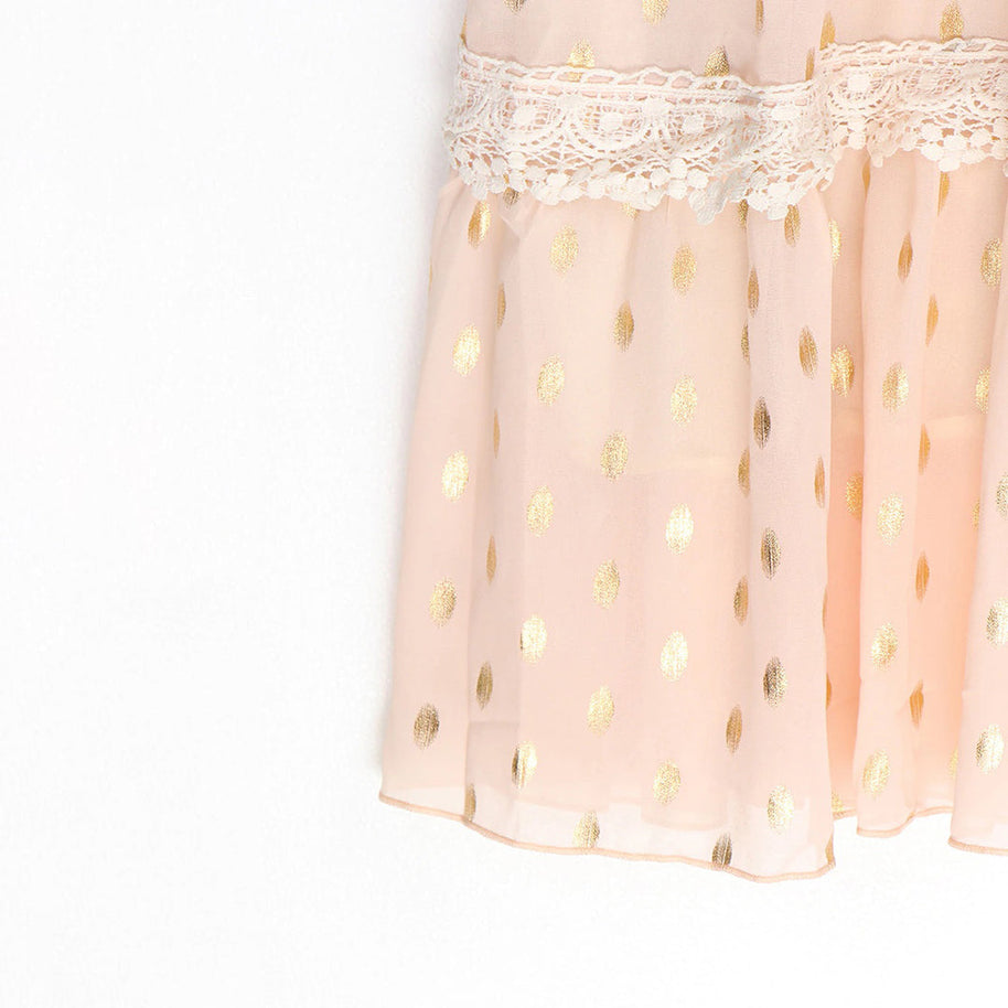 WW - Besticktes ärmelloses langes Kleid