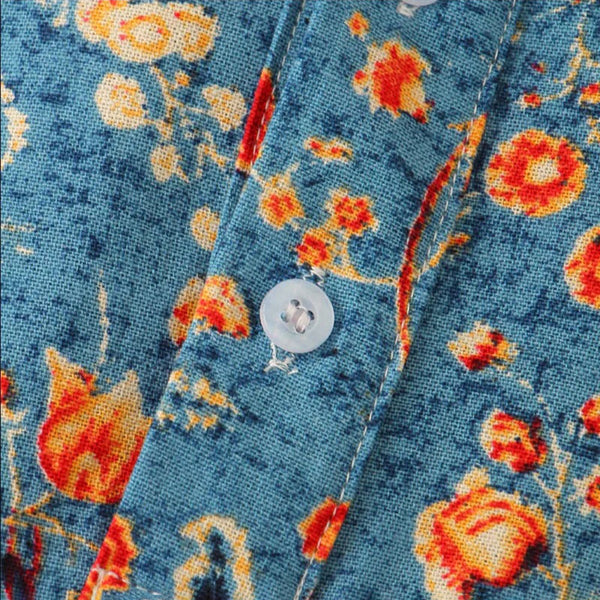 WW - Blumiges Herrenhemd