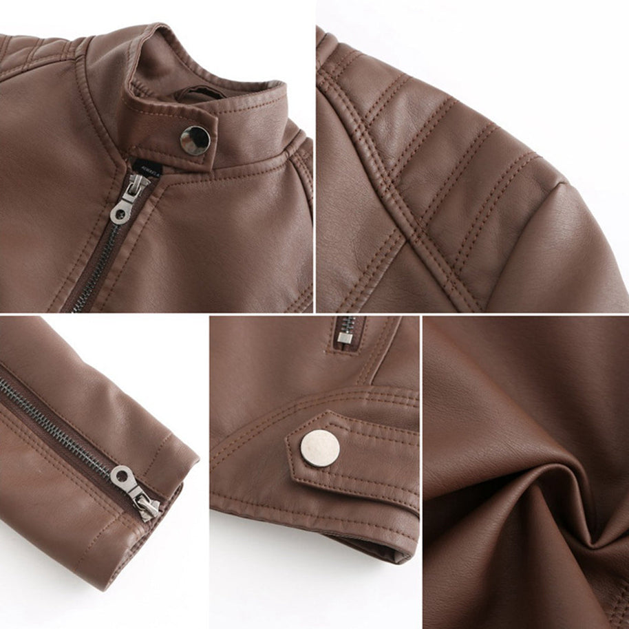WW GLAM: Moderne Lederjacke für Damen
