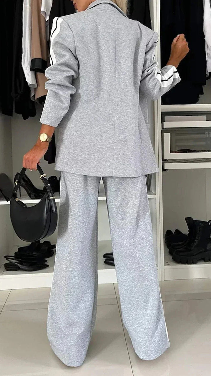 W&W Mode | Ord Set Blazer für Damen und weite Jogginghose Zweiteiler