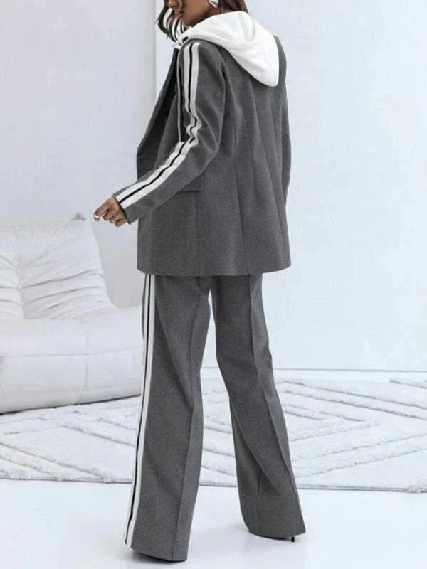W&W Mode | Ord Set Blazer für Damen und weite Jogginghose Zweiteiler