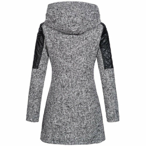 WW | Eleganter Lässiger Kapuzenmantel