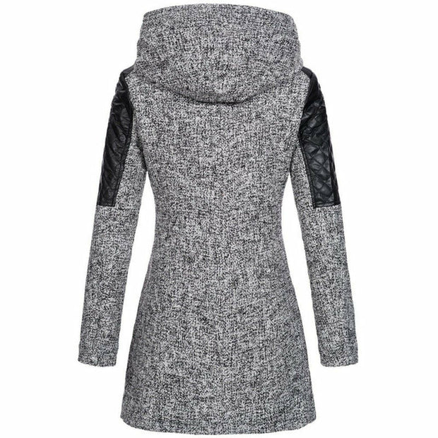 WW | Eleganter Lässiger Kapuzenmantel