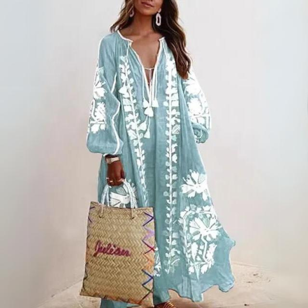 W&W Mode | Elegantes Bohemian Langkleid