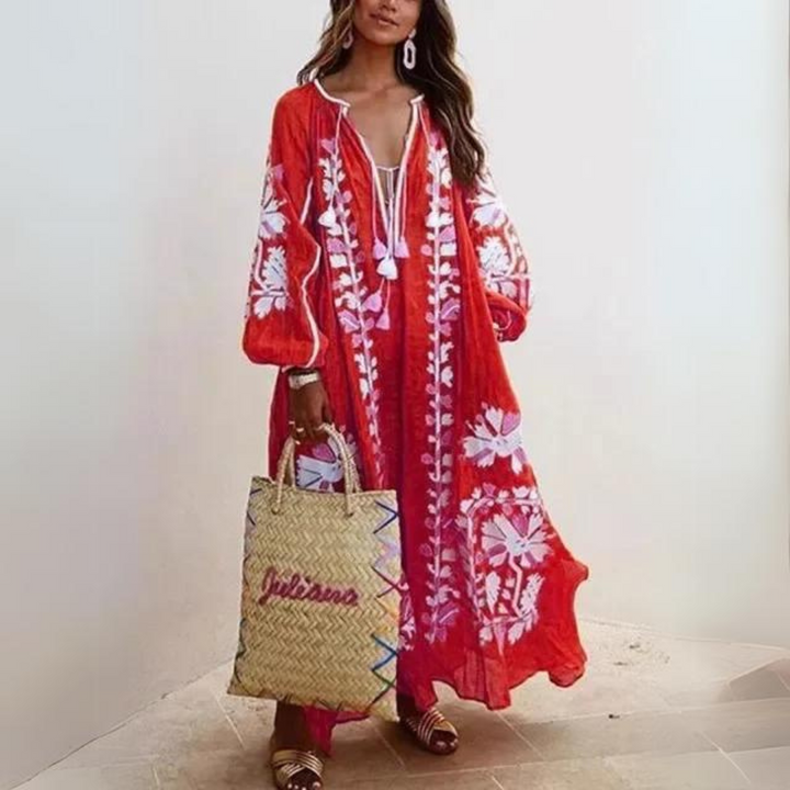 W&W Mode | Elegantes Bohemian Langkleid