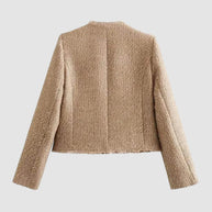 Luxuriöse Tweed-Kurzjacke