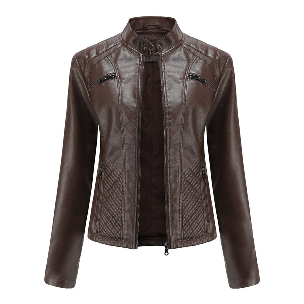 WW | Leder Biker Jacke für den Frühling