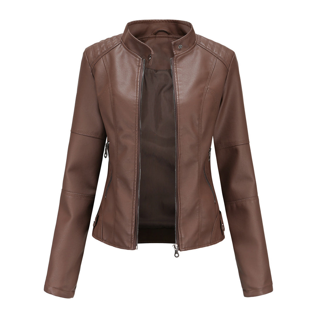 WW GLAM: Moderne Lederjacke für Damen