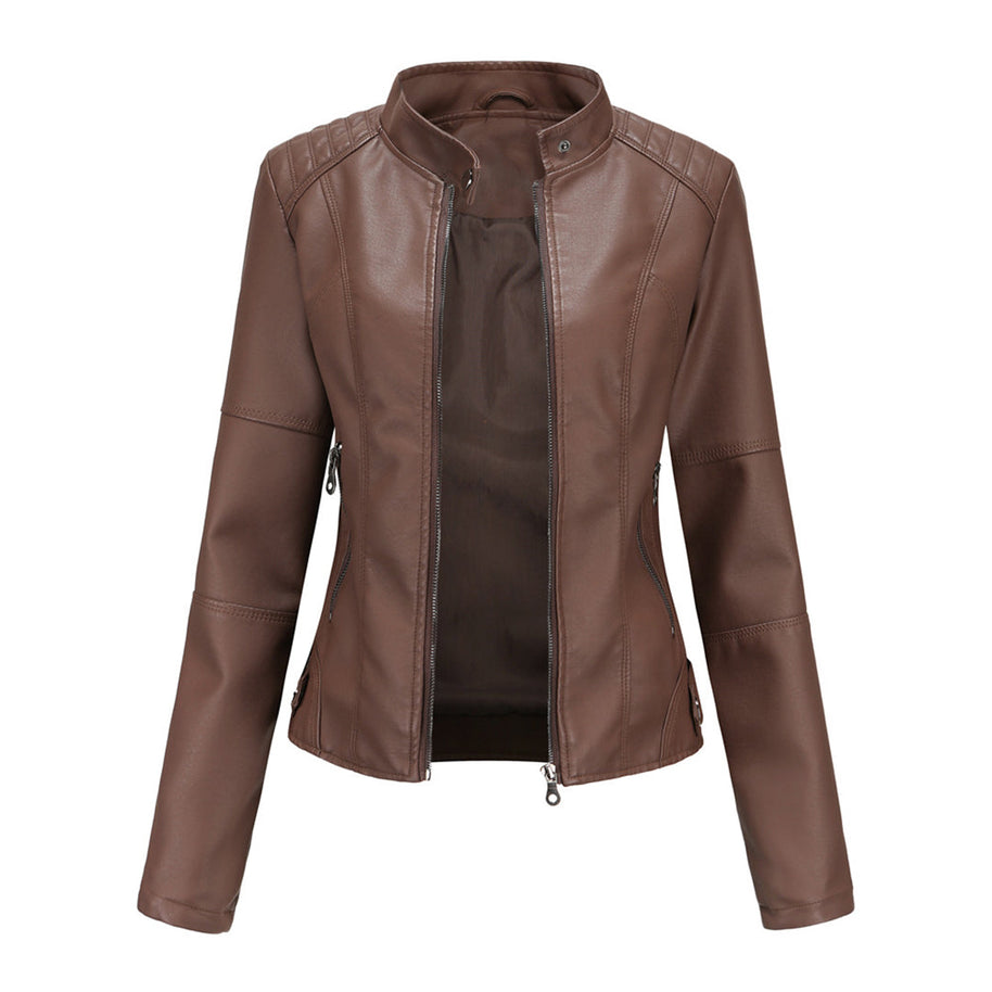 WW GLAM: Moderne Lederjacke für Damen