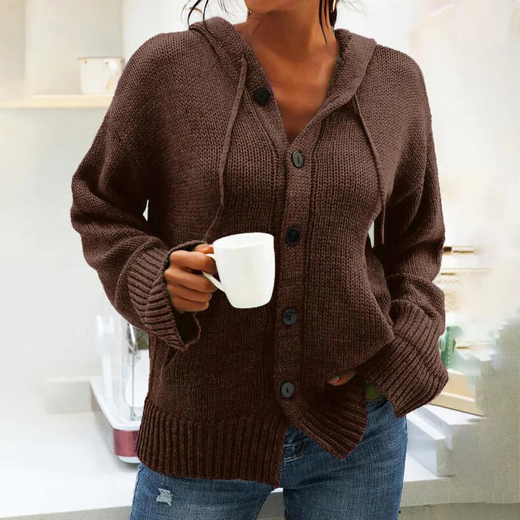 WW | Strickpullover mit Kragen und Schnur