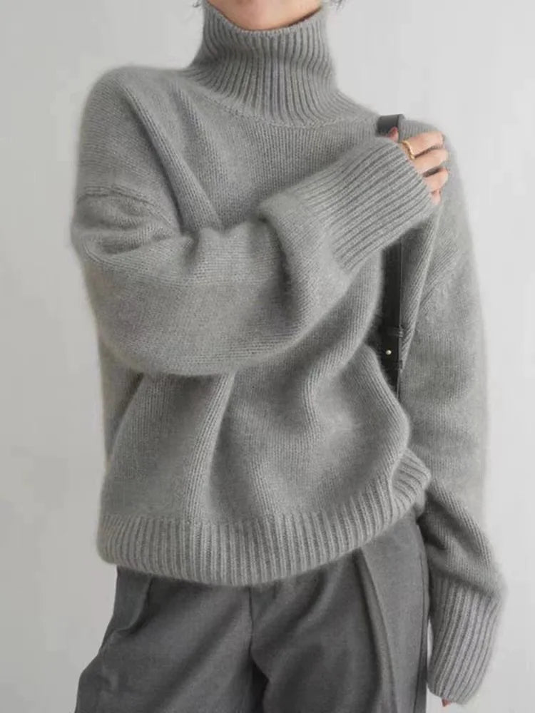 W&W Mode Rollkragenpullover