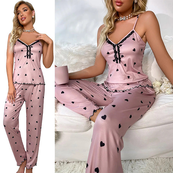 Eleganter Damenpyjama