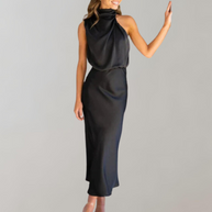 WW - Glänzendes Maxileid | Elegantes Abendkleid | Schick