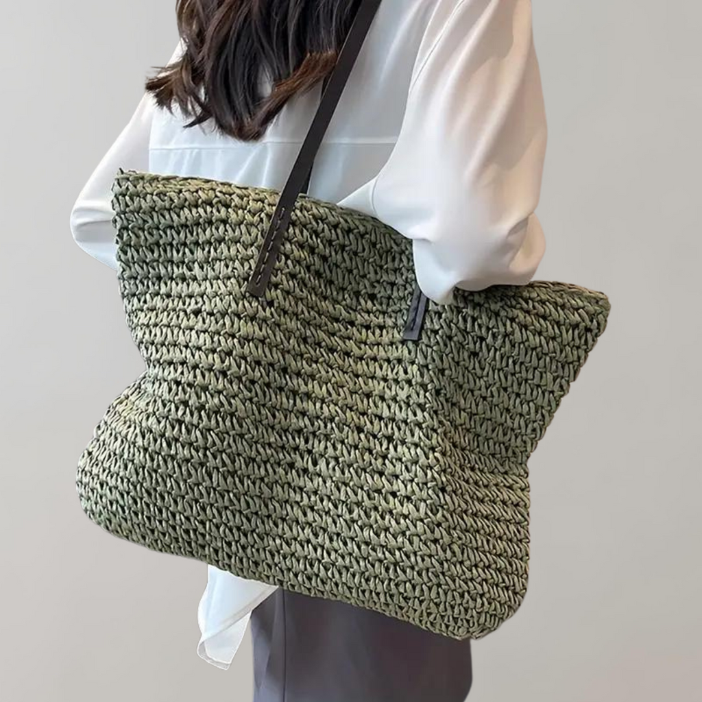 WW - große gewebte Tragetasche | Tasche im Bohemian-Beachy-Stil